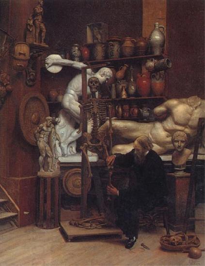 Samuel Butler Mr Heatherley's Holiday:an Incident in Studio Life oil painting picture